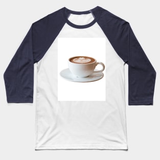 Cup of coffee with a decorative pattern Baseball T-Shirt